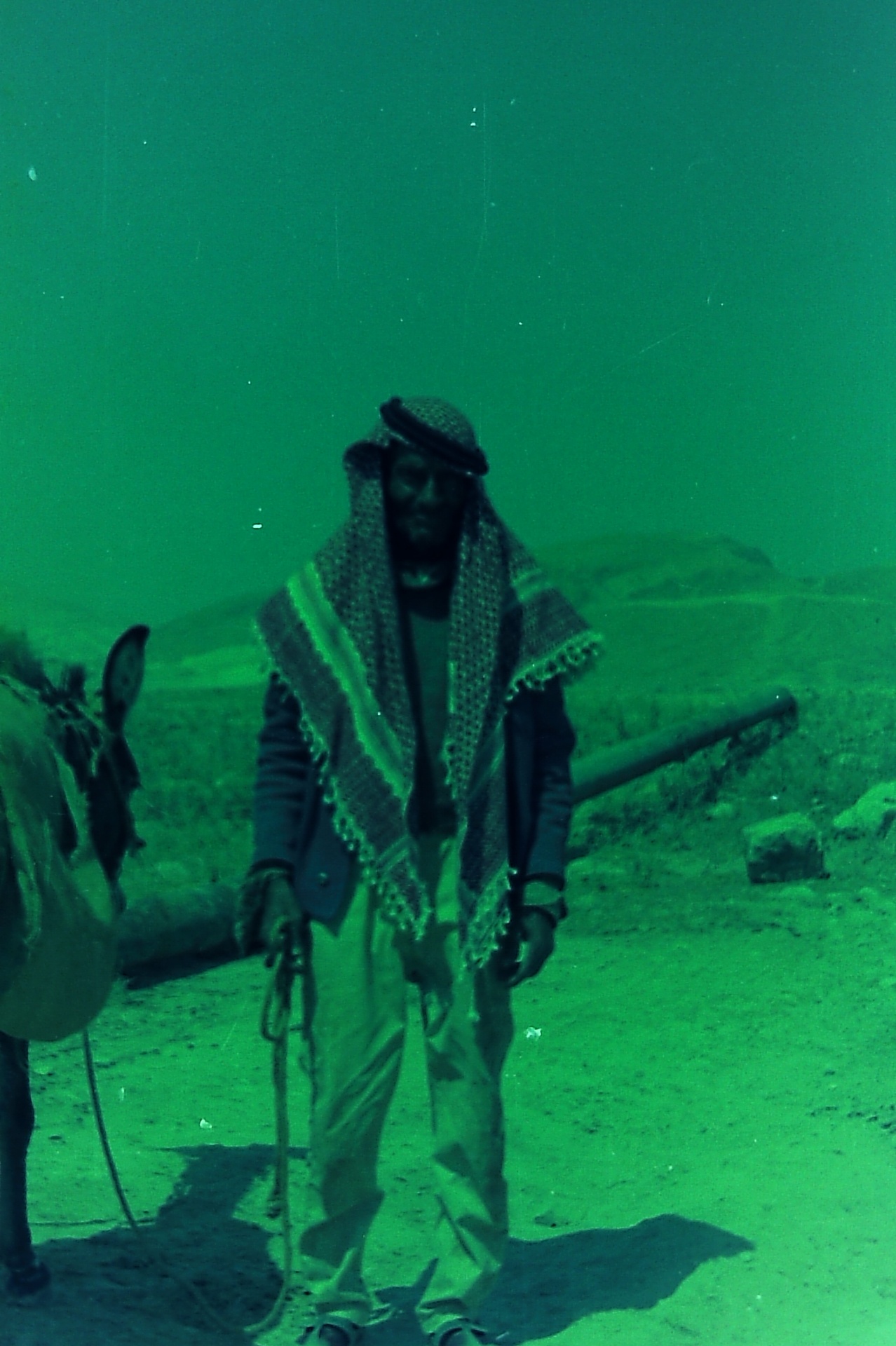 A farmer in Fasayel back in the 1970's.