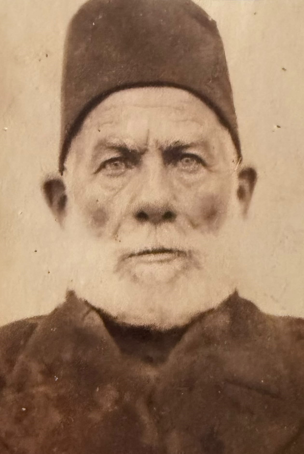Portrait of Qasem Al-Nimer — Al-Nimer family, Fasayel Farms, Jordan Valley, Palestine