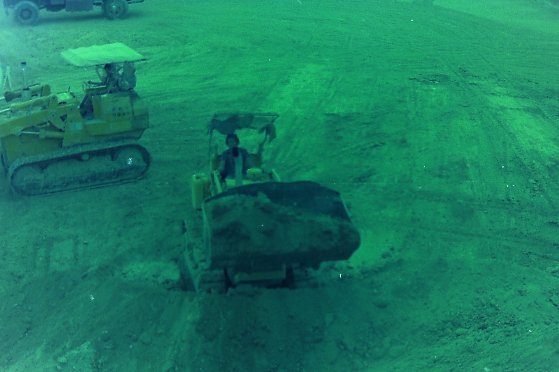 Saad at work in the excavation site of the Roman Pool.