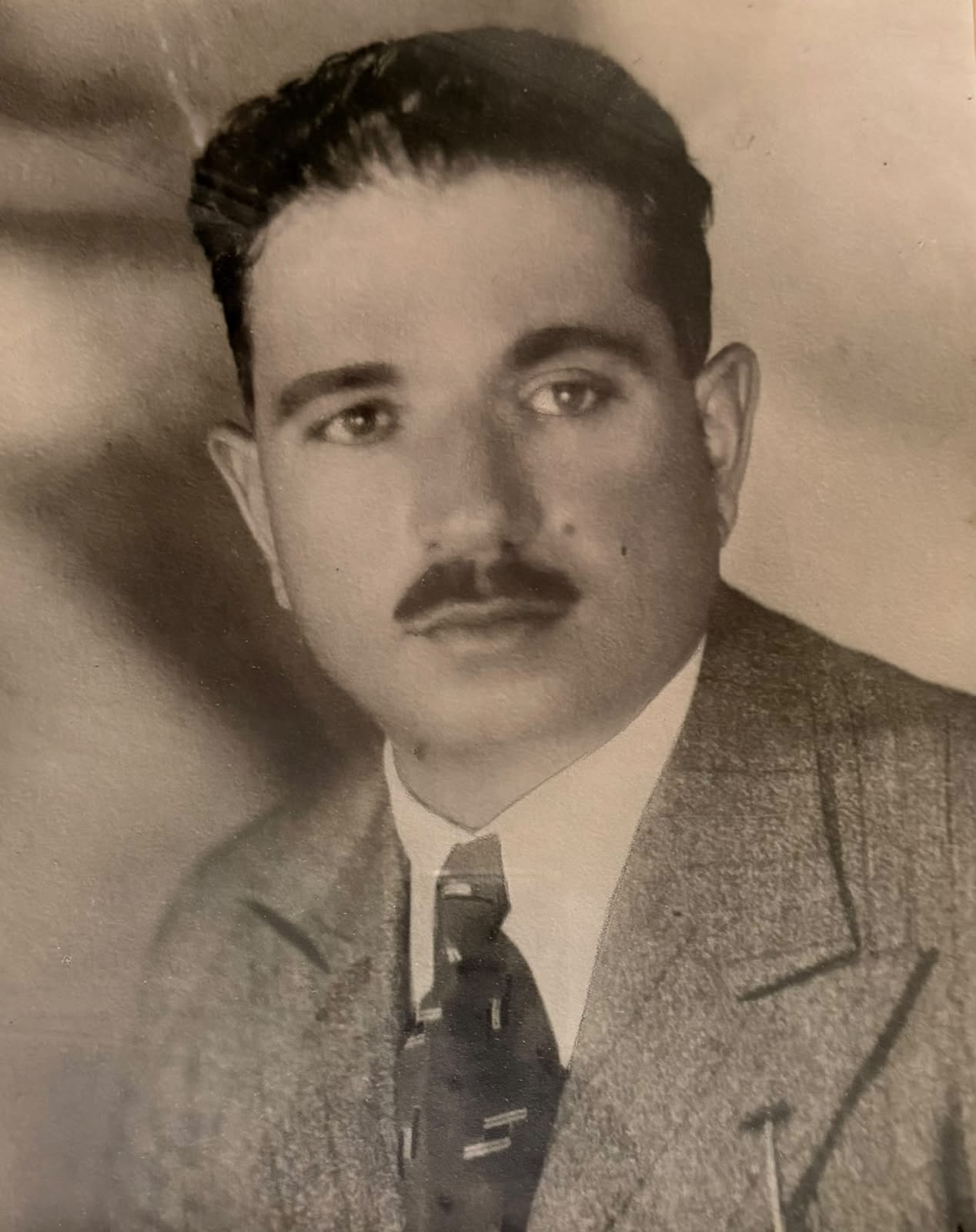 Portrait of Fahmi Al-Nimer — Al-Nimer family, Fasayel Farms, Jordan Valley, Palestine