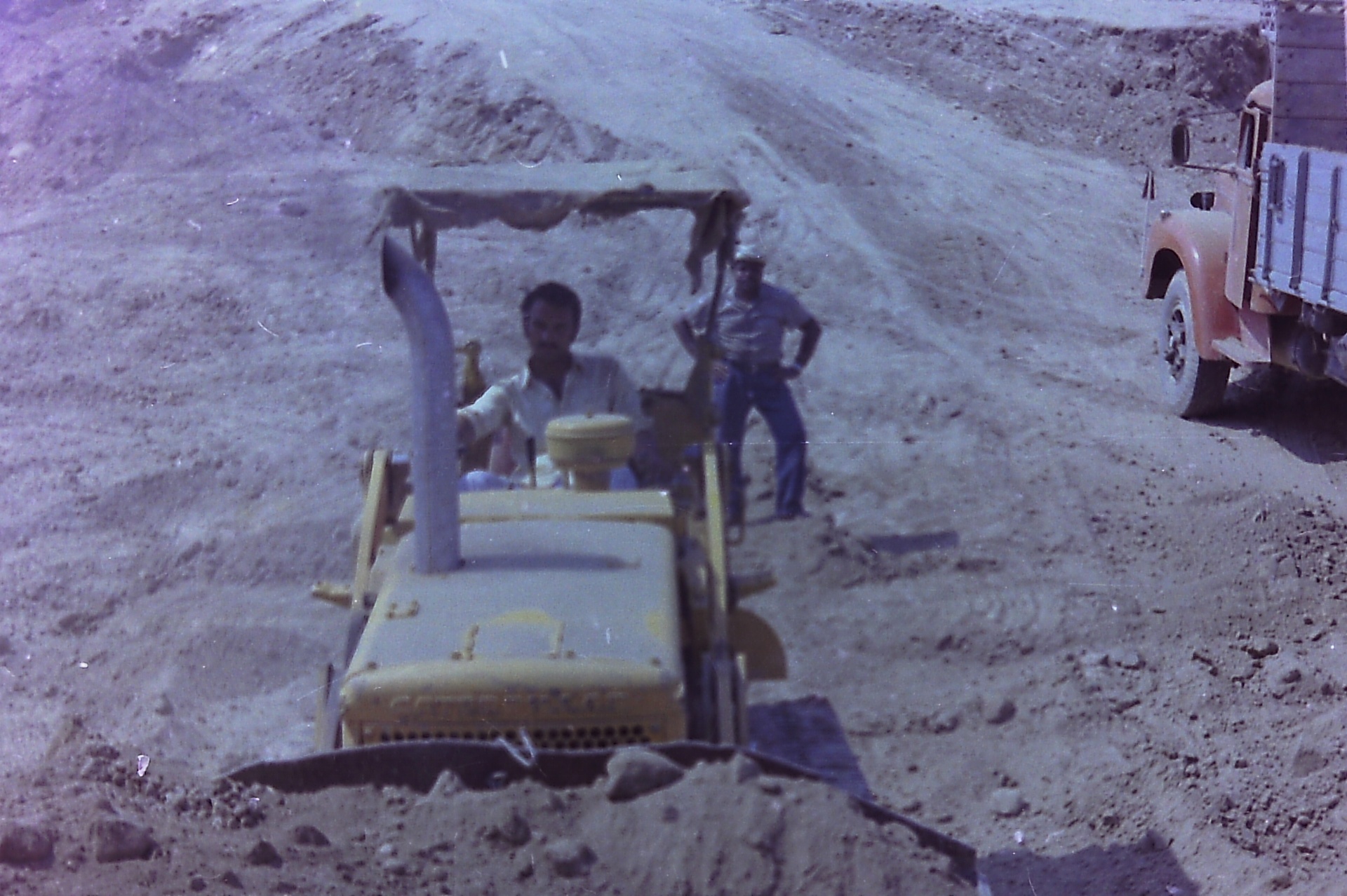 Samsam Al-Nimer at the Roman Pool excavation site.